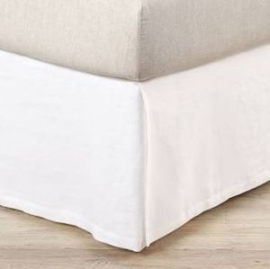 Pottery Barn King Linen Boxspring cover